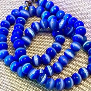 Tiger eye lucite necklace